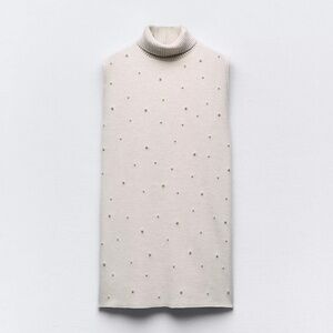 Zara Soft Dress with Pearls